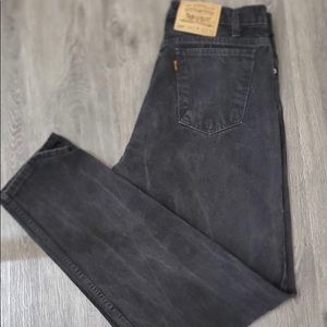 Vintage Black Levi’s Men’s Jeans 34 x 34 tapered